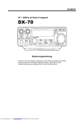 Alinco DX–70 Bedienungsanleitung