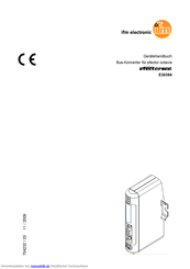 IFM Electronic E30394 Handbuch