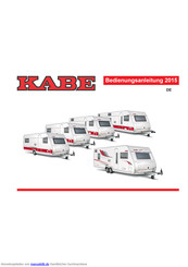 Kabe Caravans 2015 Bedienungsanleitung