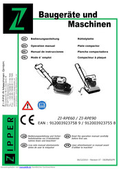 Zipper ZI-RPE60 Bedienungsanleitung