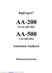 RigExpert AA-200 Bedienungsanleitung