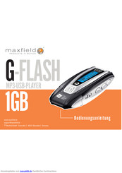 Maxfield G-Flash Bedienungsanleitung