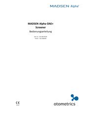 otometrics MADSEN Alpha OAE+ Bedienungsanleitung