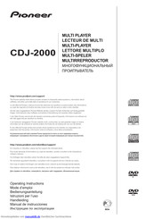 Pioneer CDJ-2000 Bedienungsanleitung