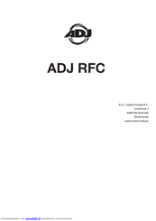 ADJ RFC Bedienungsanleitung