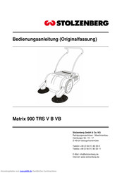 STOLZENBERG Matrix 900 VB TRS Bedienungsanleitung