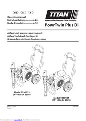 Titan Model 0290034 Betriebsanleitung