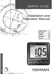 Navman DEPTH 3100 Installationanleitung Und Betriebsanleitung