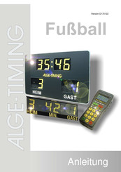 ALGE-Timing FB845 Anleitung
