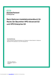HP HPE Advanced G2 Installationshandbuch