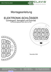 Clavis 5000 Montageanleitung