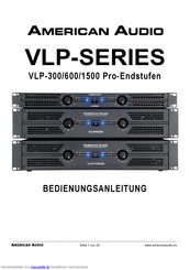 American Audio VLP-1500 Pro Bedienungsanleitung