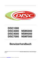 Disc DICC1000 Benutzerhandbuch
