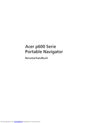 Acer p600-Serie Benutzerhandbuch
