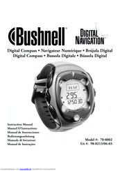 Bushnell 70-0002 Bedienungsanleitung
