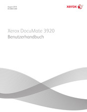 Xerox DocuMate 3920 Benutzerhandbuch
