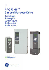 GE AF-650 GP Kurzanleitung