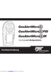 BW Technologies GasAlertMicro 5 Kurzanleitung