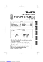 Panasonic KX-TD7580 Bedienungsanleitung