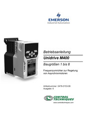 Emerson Unidrive M400 Betriebsanleitung