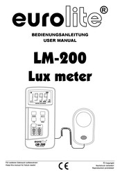 EuroLite LM-200 Bedienungsanleitung