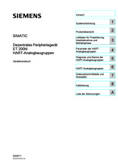 Siemens SIMATIC SM 332 Handbuch