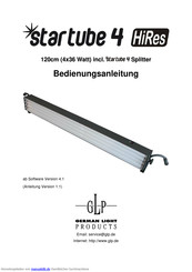 German Light Products Startube 4 HiRes Bedienungsanleitung