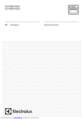Electrolux EVY9841AAX Benutzerinformation