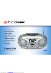 AudioSonic CD-571 Bedienungsanleitung