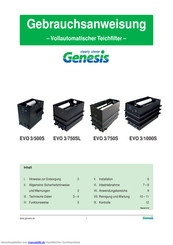 Genesis EVO 3/750SL Gebrauchsanweisung