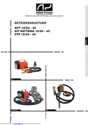 adam pumps kit batteria 12-40 Betriebsanleitung