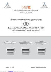 mpk 4753P Bedienungsanleitung