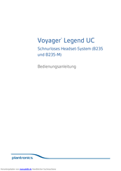 Voyager B235 Bedienungsanleitung