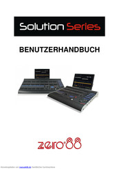 Zero 88 Solution & Solution XL Benutzerhandbuch