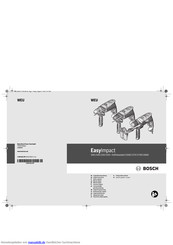 Bosch EasyImpact 550 + Drill Assistant Originalbetriebsanleitung