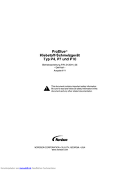 Nordson ProBlue 7 Handbücher | ManualsLib