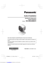 Panasonic KX-HNC200EX1 Installationsanleitung
