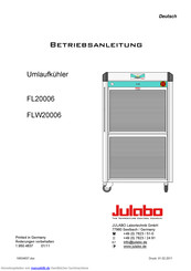 Julabo FLW20006 Betriebsanleitung