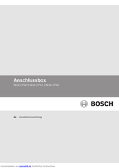 Bosch NDA-U-PA0 Installationsanleitung