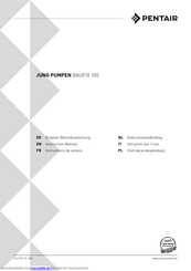 Jung Pumpen BAUFIX 100 Originalbetriebsanleitung