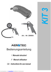 Aerotech KIT 3 Bedienungsanleitung