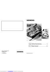 Siemens ER326BB90D/05 Gebrauchsanweisung