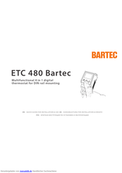 Bartec ETC 480 Kurzanleitung