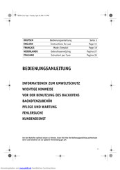 Bauknecht ELZ 7260 IN Bedienungsanleitung