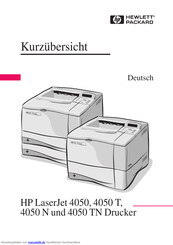 HP HP LaserJet 4050 N Kurzübersicht
