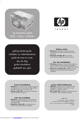 HP Business Inkjet 2300dtn Leitfaden Zur Inbetriebnahme