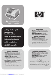 HP Business Inkjet 1100dtn Leitfaden Zur Inbetriebnahme