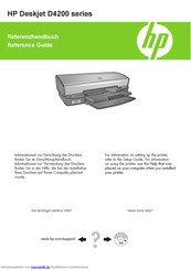 HP Deskjet D4200 series Referenzhandbuch