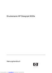 HP Designjet 8000s Wartungshandbuch