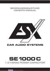 Audio Design SE1000 C Bedienungsanleitung